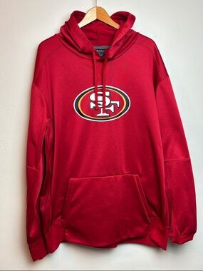 Nike Men's 3XL San Francisco 49ers NFL Performance Dri-FIT Pullover Hoodie Red
